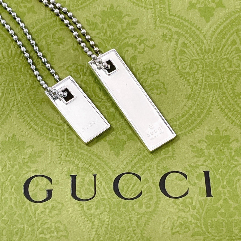 GUCCI Necklace Silver925 Silver Plate Pair Women(Unisex) Used Authentic
