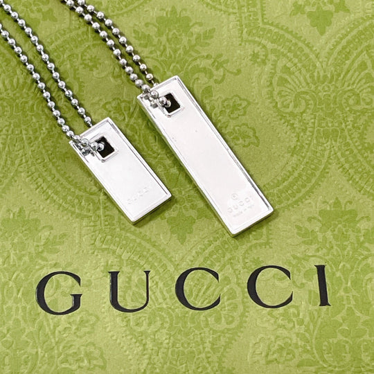GUCCI Necklace Silver925 Silver Plate Pair Women(Unisex) Used Authentic