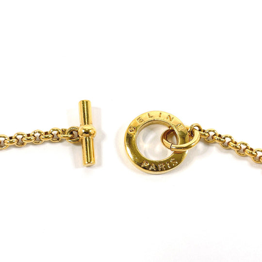 CELINE Necklace metal gold vintage