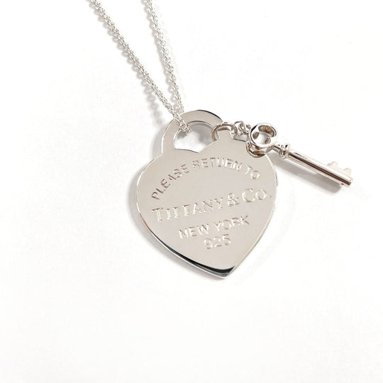 TIFFANY&Co. Necklace Silver925 Silver Return to Heart Key