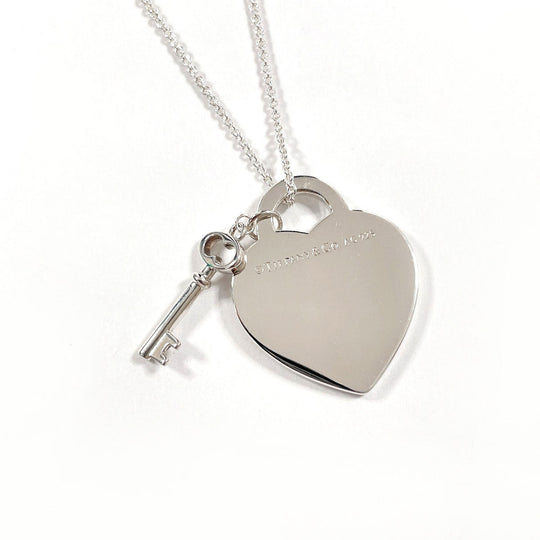 TIFFANY&Co. Necklace Silver925 Silver Return to Heart Key