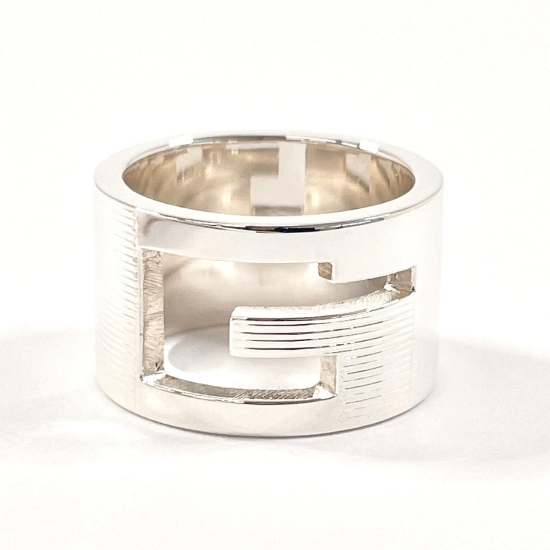 GUCCI Ring Silver925 Silver Branded Cutout G