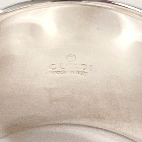 GUCCI Ring Silver925 Silver Branded Cutout G