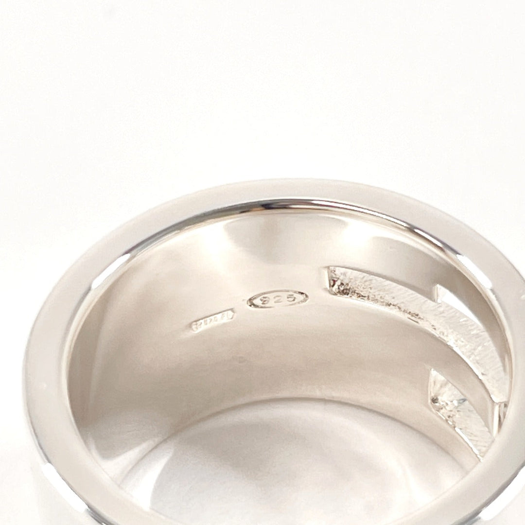 GUCCI Ring Silver925 Silver Branded Cutout G