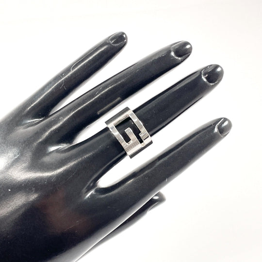 GUCCI Ring Silver925 Silver Branded Cutout G