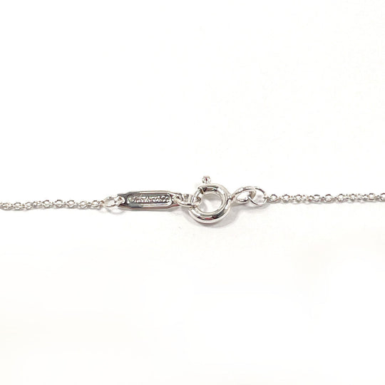 TIFFANY&Co. Necklace Silver925 Silver Fold heart