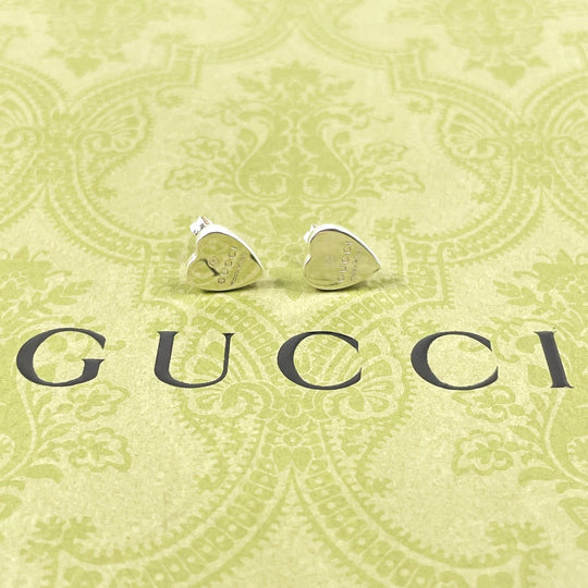 GUCCI Pierce 223990 J8400 8106 Silver925 Silver Trademark heart shape