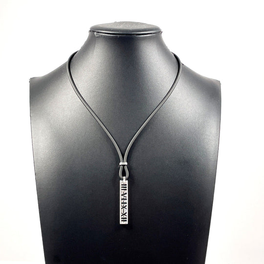 TIFFANY&Co. Necklace Silver925, Rubber Silver Atlas Numeric