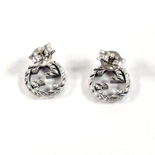 GUCCI Pierce 457109 J8400 0811 Silver925 Silver Interlocking G