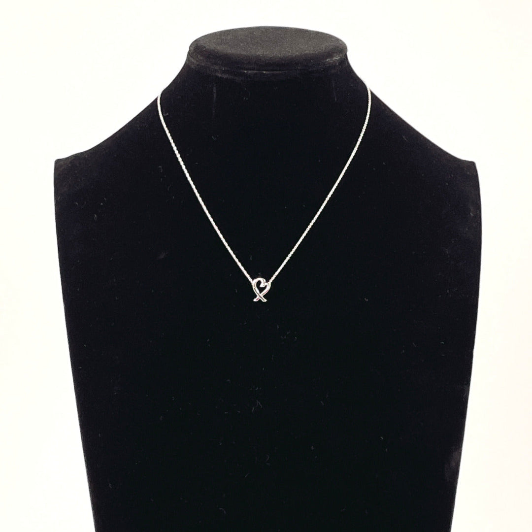 TIFFANY&Co. Necklace Silver925 Silver Paloma Picasso Loving heart