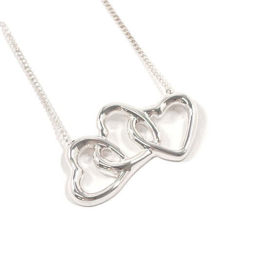TIFFANY&Co. Necklace Silver925 Silver Triple heart
