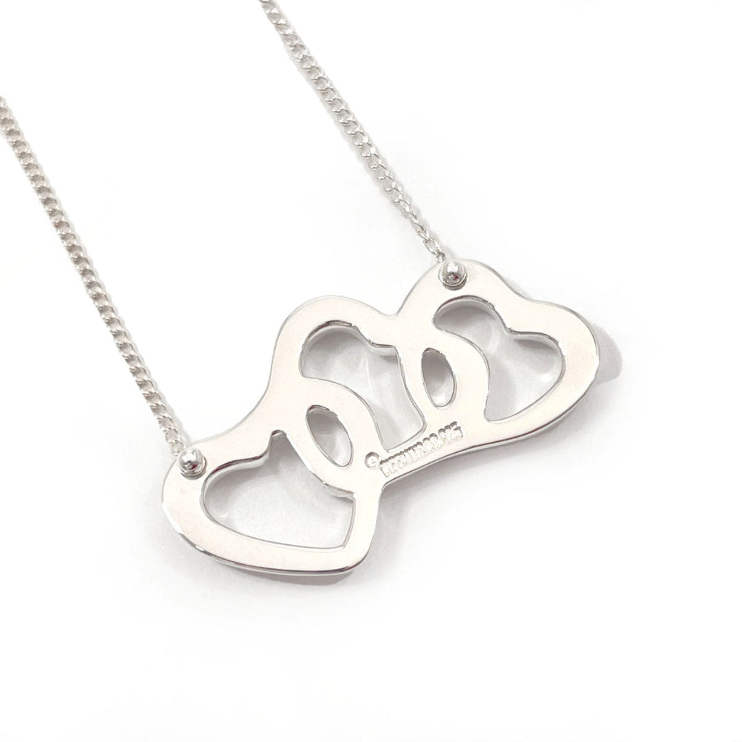 TIFFANY&Co. Necklace Silver925 Silver Triple heart