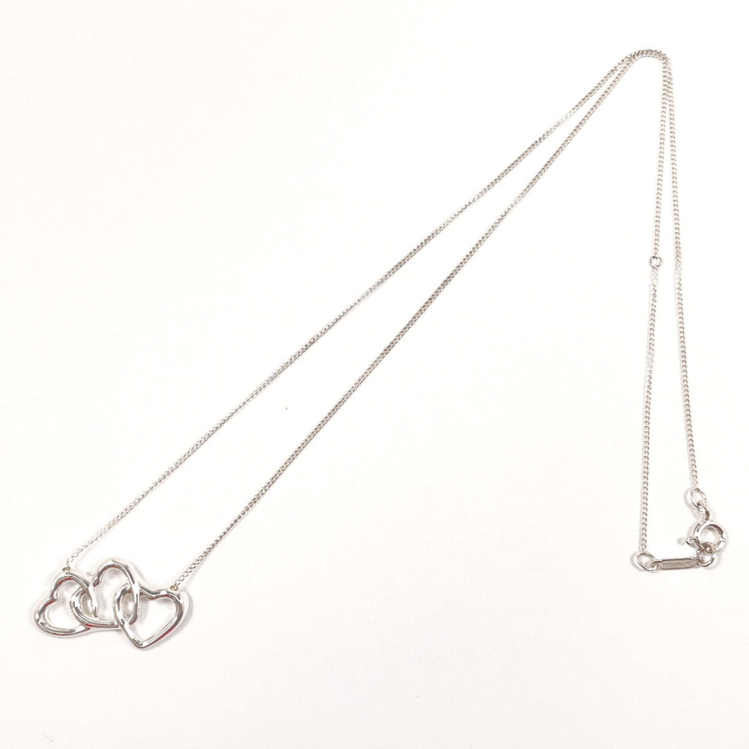 TIFFANY&Co. Necklace Silver925 Silver Triple heart