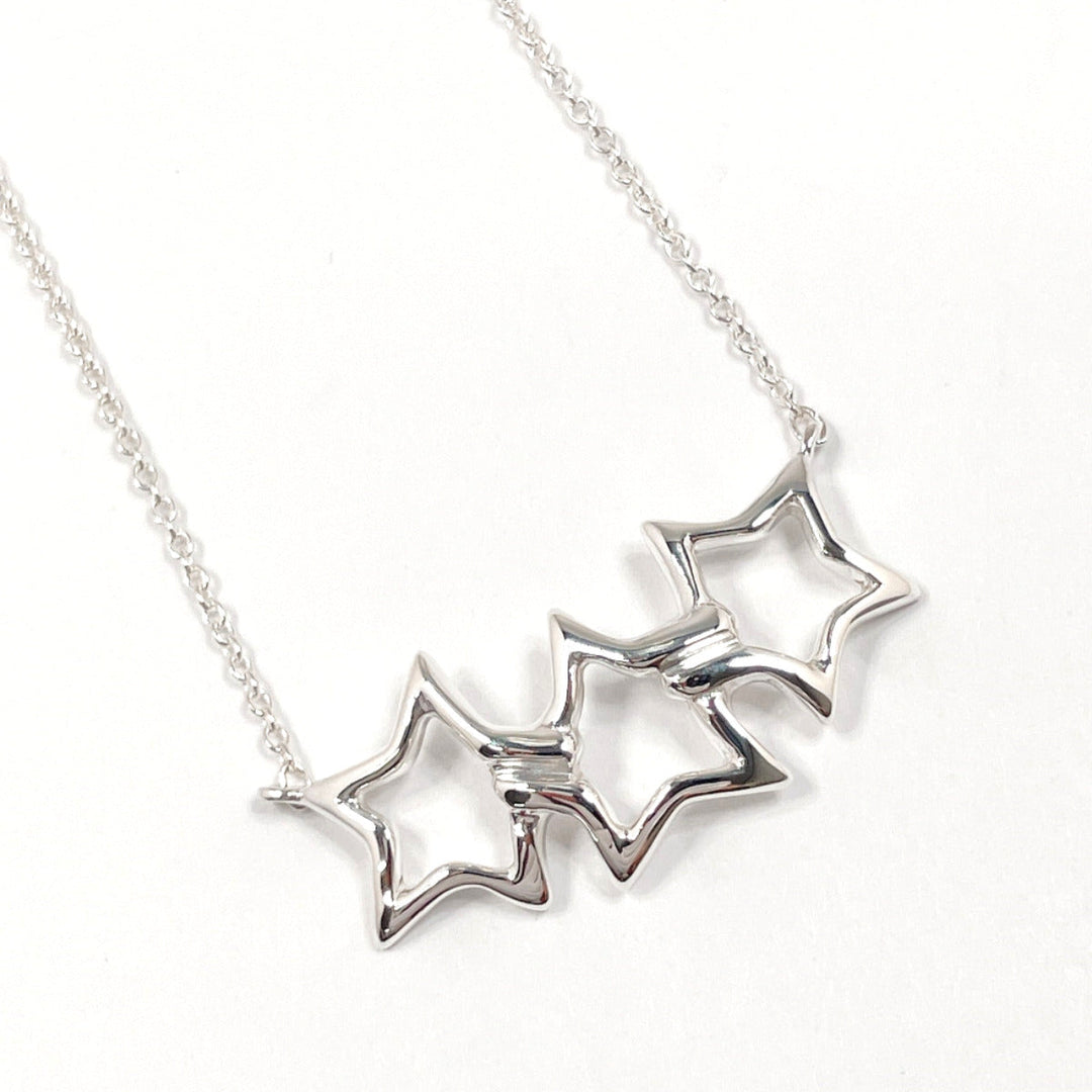 TIFFANY&Co. Necklace Silver925 Silver Triple star