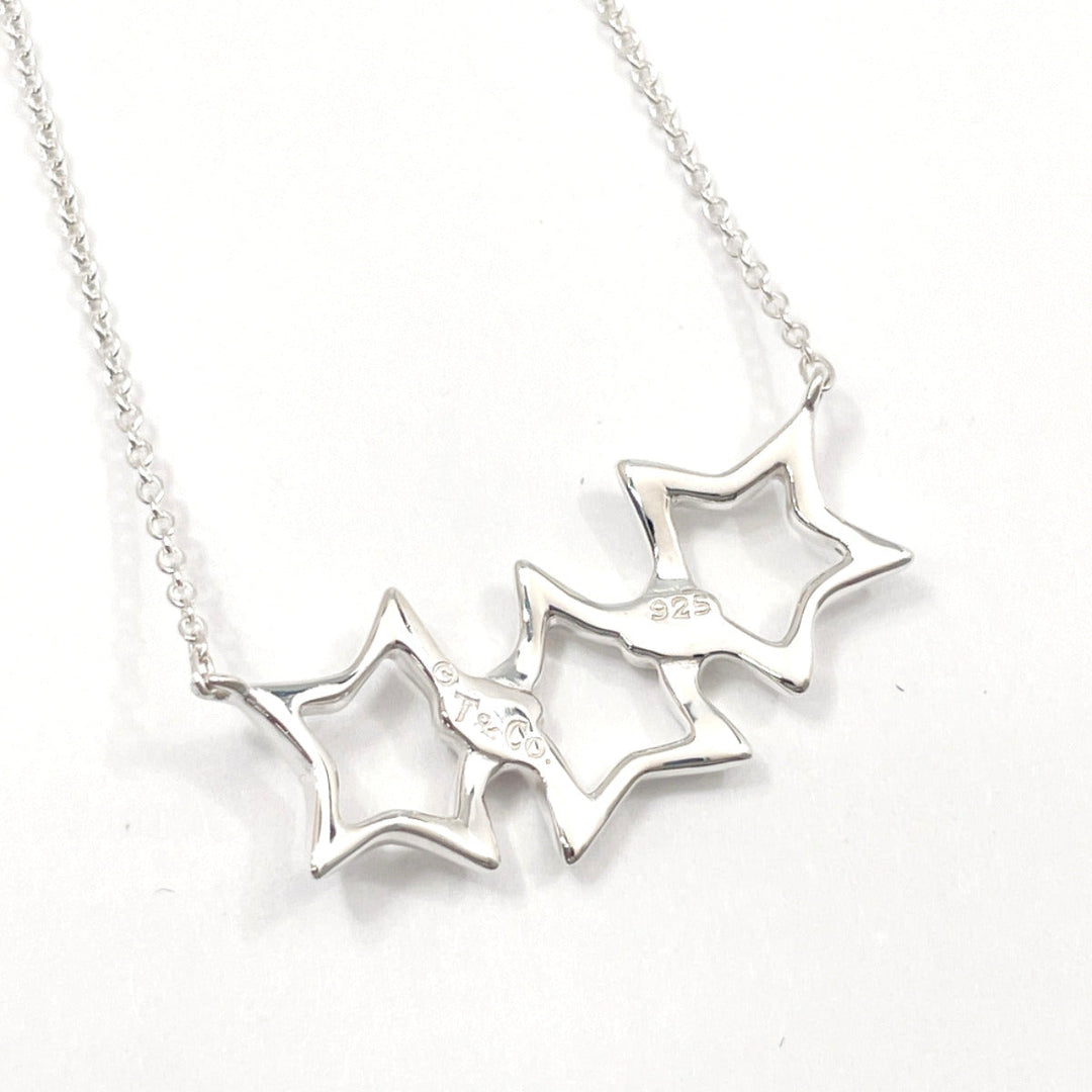 TIFFANY&Co. Necklace Silver925 Silver Triple star