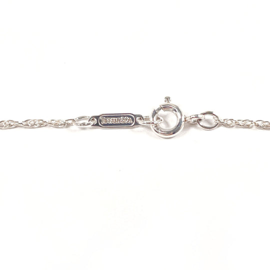 TIFFANY&Co. Necklace Silver925, K18 Yellow Gold Silver Triple ribbon Women Used Authentic
