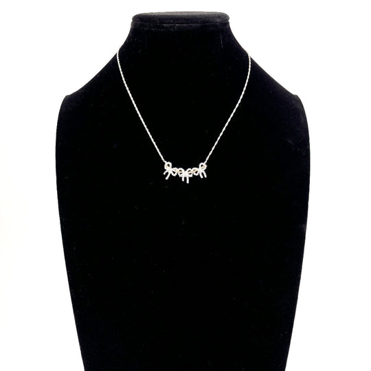 TIFFANY&Co. Necklace Silver925, K18 Yellow Gold Silver Triple ribbon Women Used Authentic