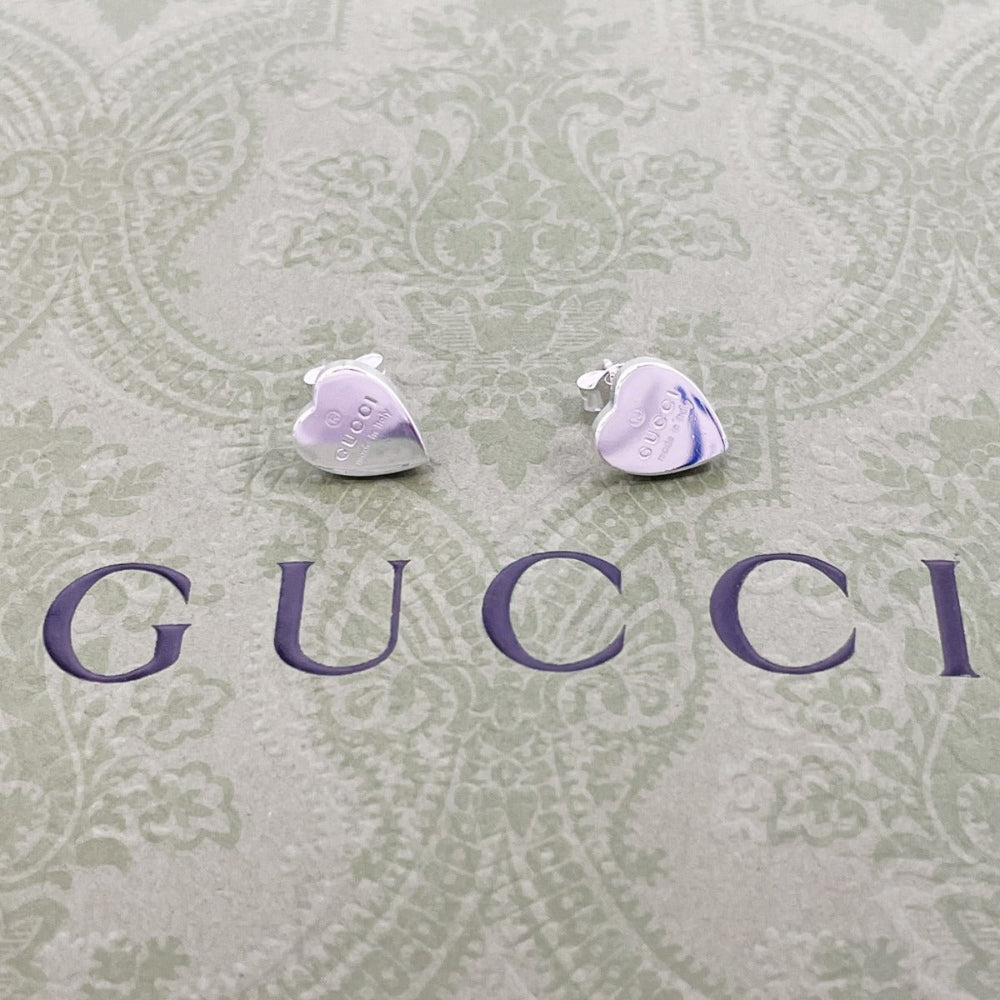 GUCCI Pierce 223990 J8400 8106 Silver925 Silver Trademark heart shape