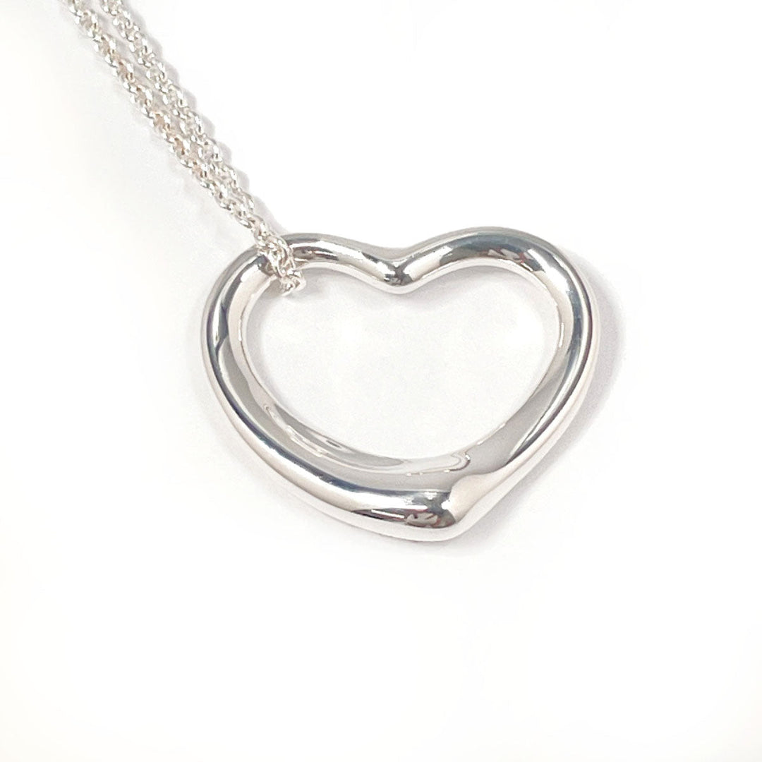 TIFFANY&Co. Necklace Silver925 Silver El Saperetti Open heart Women Used Authentic