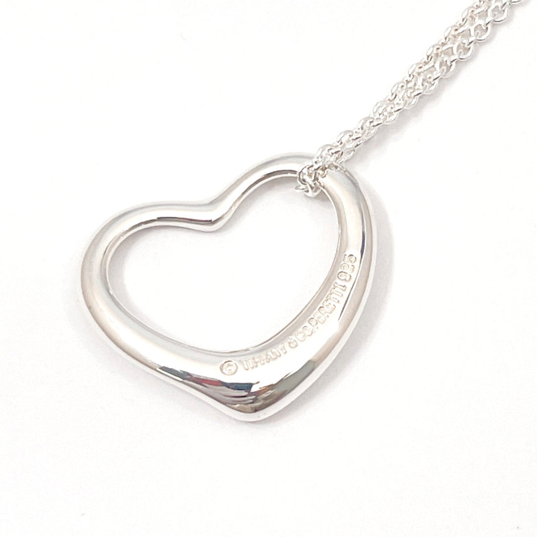TIFFANY&Co. Necklace Silver925 Silver El Saperetti Open heart Women Used Authentic