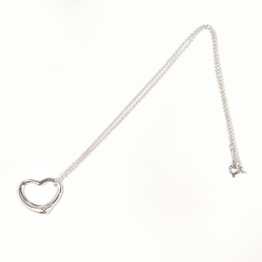 TIFFANY&Co. Necklace Silver925 Silver El Saperetti Open heart Women Used Authentic