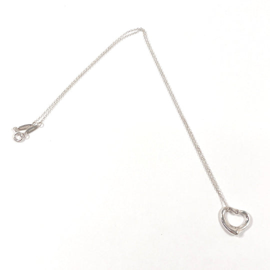 TIFFANY&Co. Necklace Silver925, Diamond Silver El Saperetti Open heart