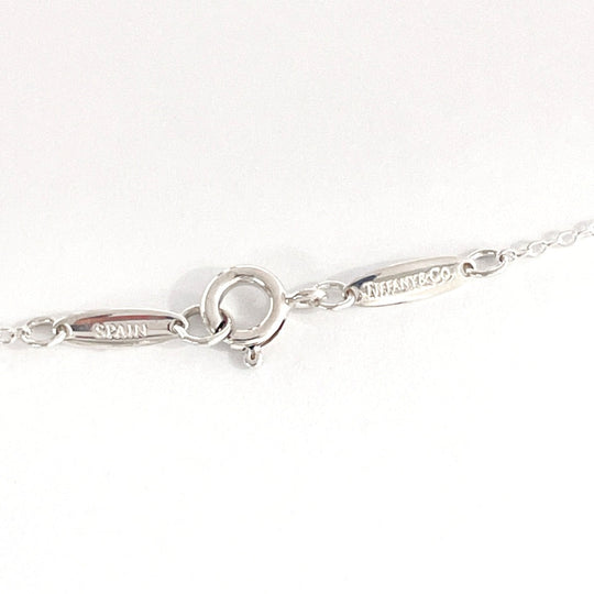 TIFFANY&Co. Necklace Silver925, Diamond Silver El Saperetti Open heart