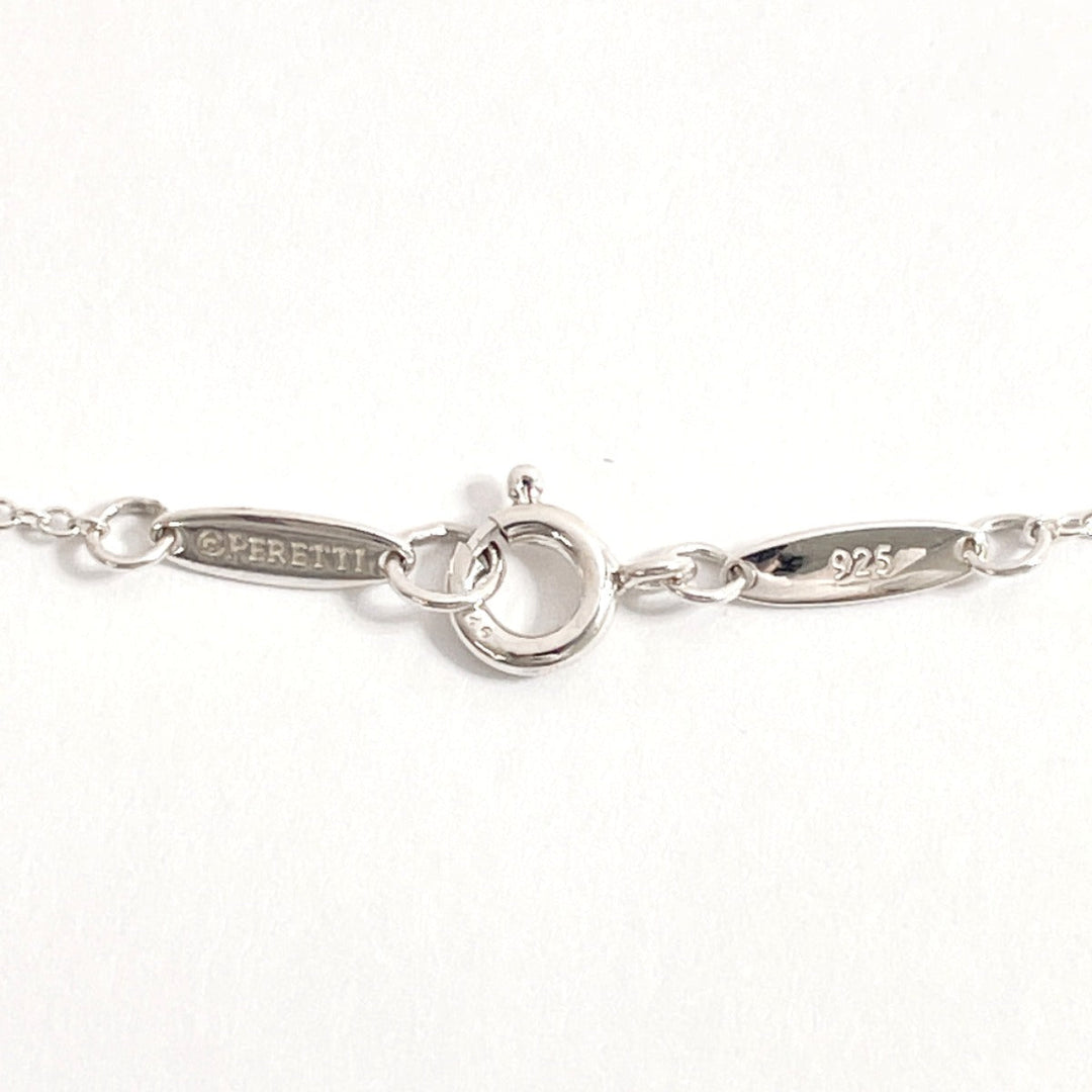 TIFFANY&Co. Necklace Silver925, Diamond Silver El Saperetti Open heart
