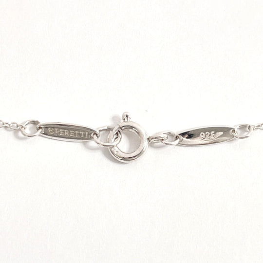 TIFFANY&Co. Necklace Silver925, Diamond Silver El Saperetti Open heart