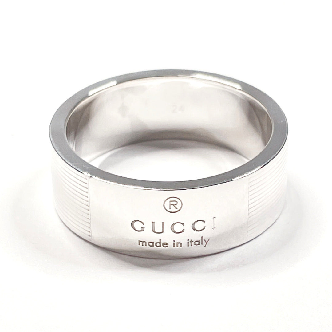 GUCCI Ring Silver925 Silver logo 24