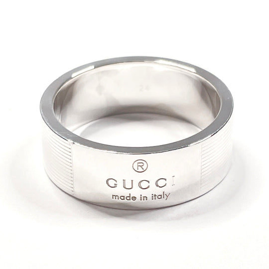 GUCCI Ring Silver925 Silver logo 24