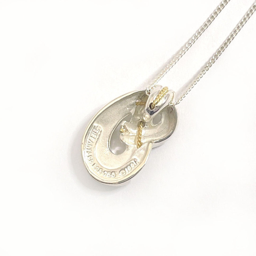 TIFFANY&Co. Necklace Silver925 Silver925, K18 Yellow Gold Silver twisted knot rope