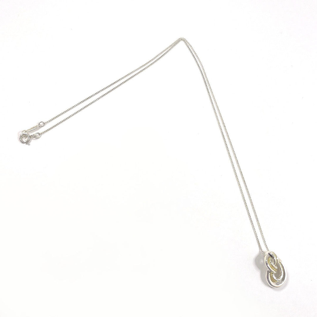 TIFFANY&Co. Necklace Silver925 Silver925, K18 Yellow Gold Silver twisted knot rope