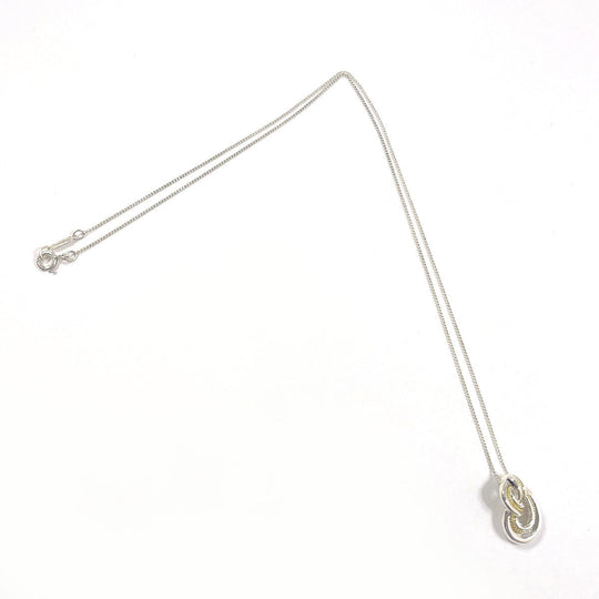 TIFFANY&Co. Necklace Silver925 Silver925, K18 Yellow Gold Silver twisted knot rope