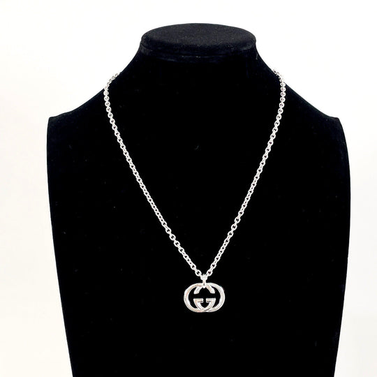 GUCCI Necklace Silver925 Silver GGSilver Brit Interlocking G