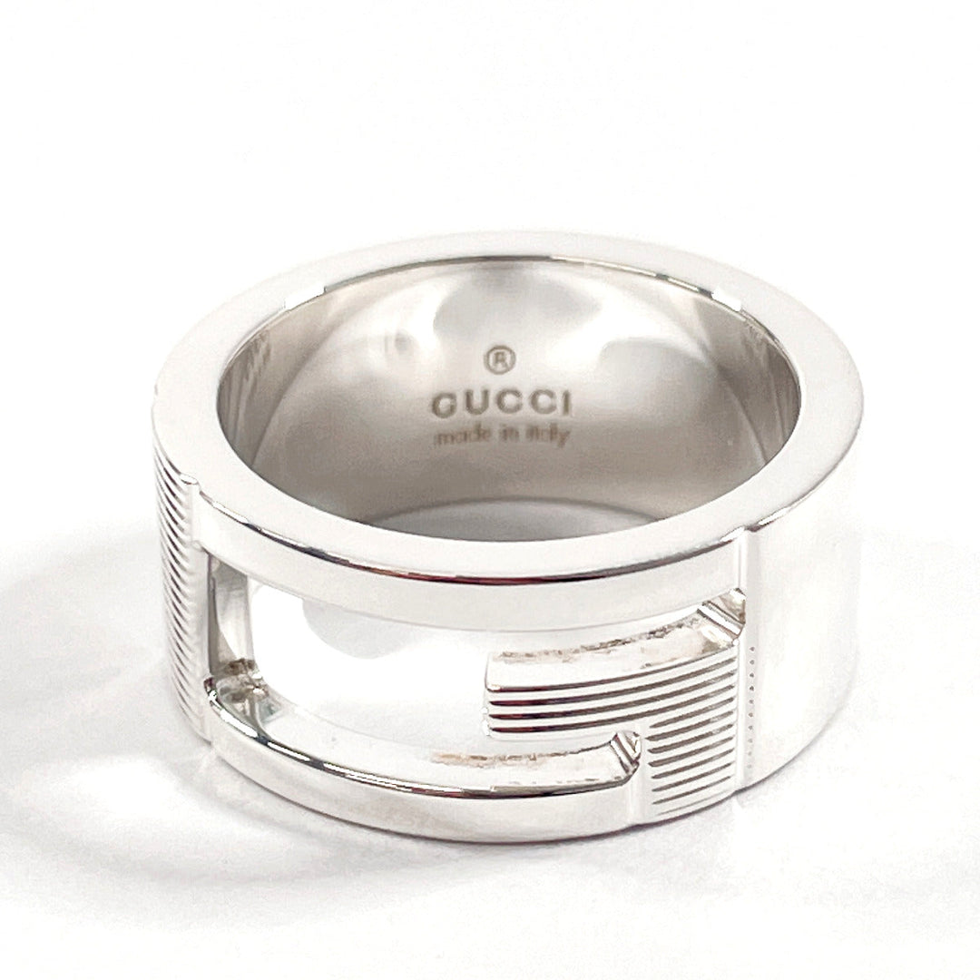 GUCCI Ring Silver925 Silver Branded Cutout G 8