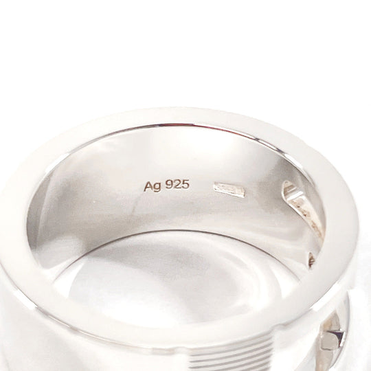 GUCCI Ring Silver925 Silver Branded Cutout G 8