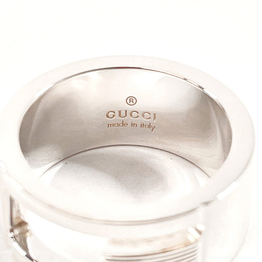 GUCCI Ring Silver925 Silver Branded Cutout G 8