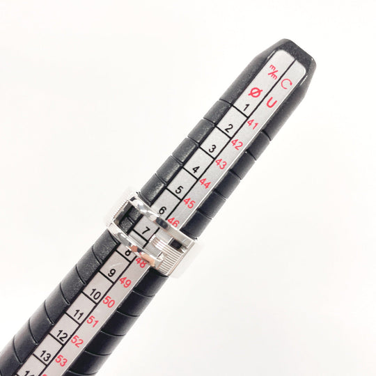 GUCCI Ring Silver925 Silver Branded Cutout G 8