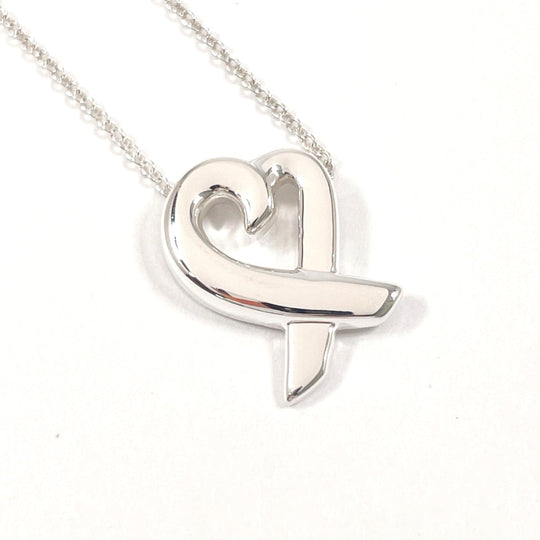 TIFFANY&Co. Necklace Silver925 Silver Paloma Picasso Loving heart Women Used Authentic
