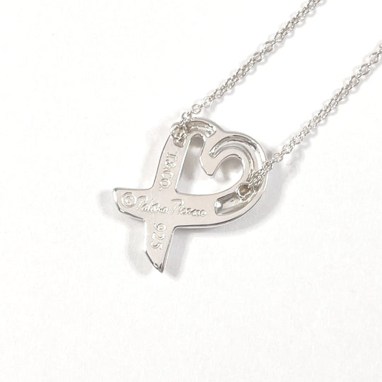 TIFFANY&Co. Necklace Silver925 Silver Paloma Picasso Loving heart Women Used Authentic