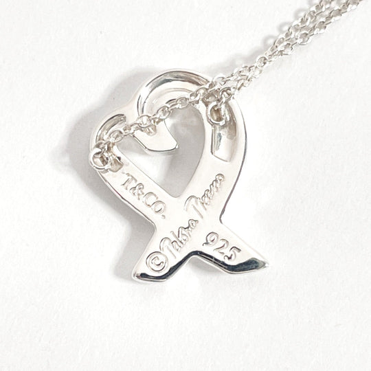TIFFANY&Co. Necklace Silver925 Silver Paloma Picasso Loving heart Women Used Authentic
