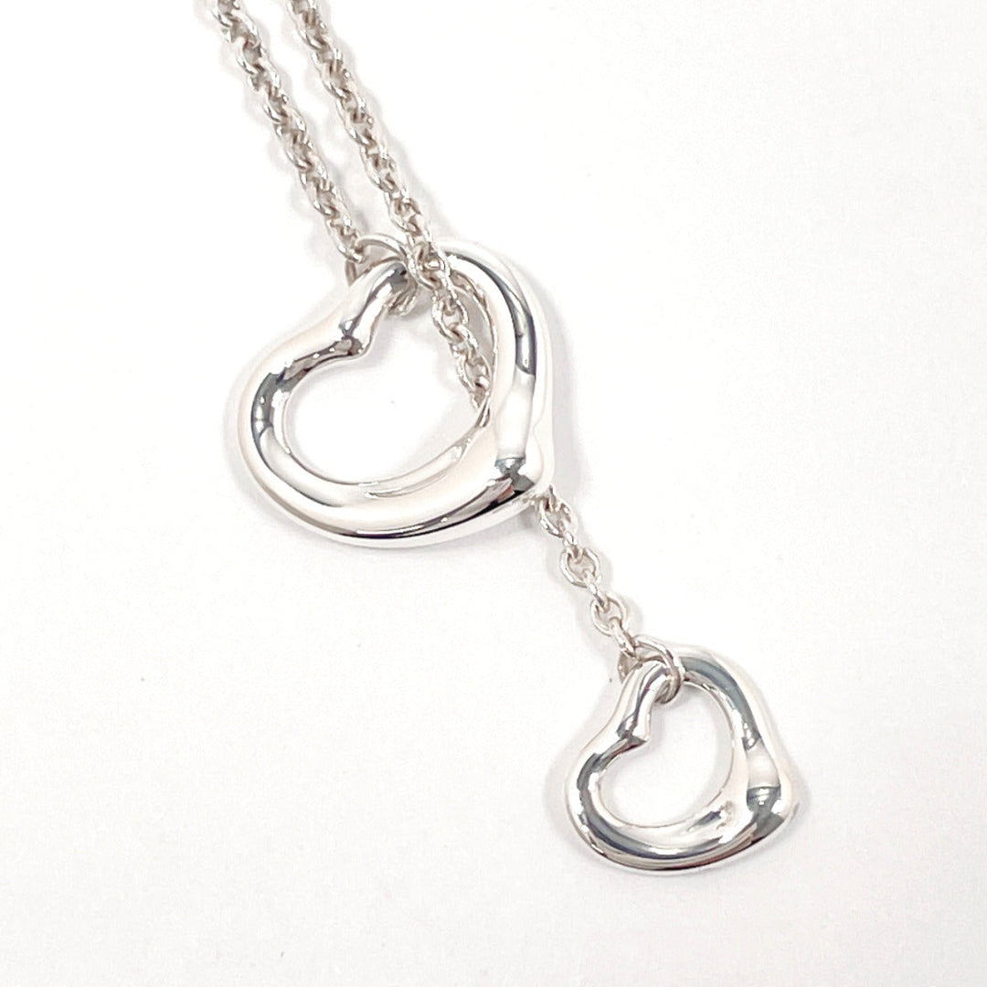 TIFFANY&Co. Necklace Silver925 Silver El Saperetti Double Open Heart Lariat