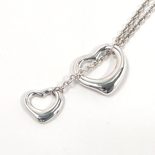 TIFFANY&Co. Necklace Silver925 Silver El Saperetti Double Open Heart Lariat