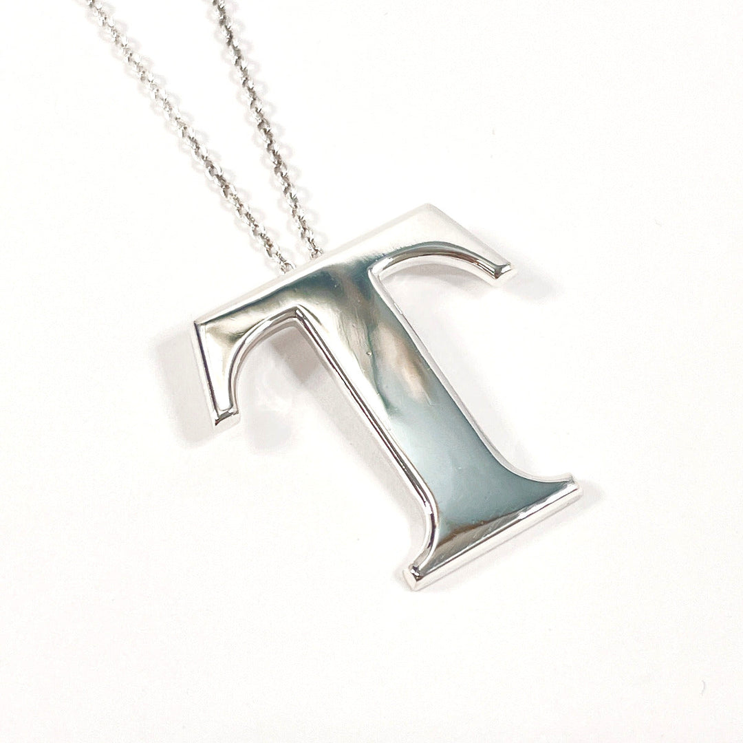 TIFFANY&Co. Necklace Silver925 Silver Long chain Symbol T