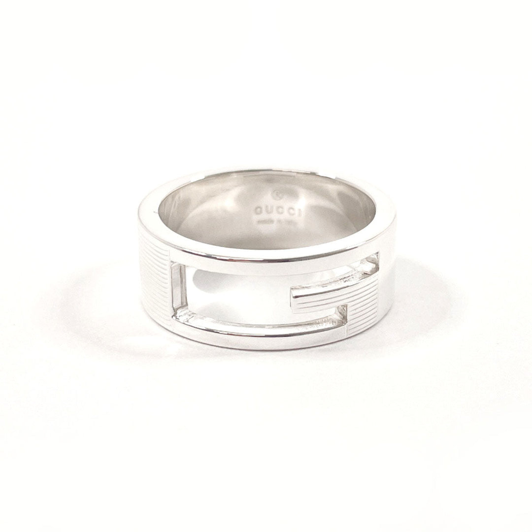 GUCCI Ring Silver925 Silver Branded Cutout G 15
