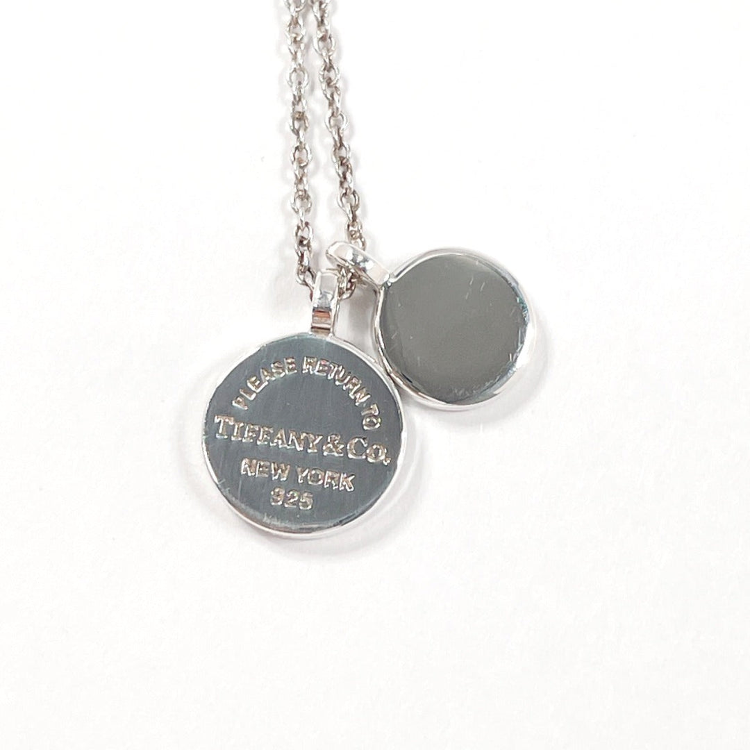 TIFFANY&Co. Necklace Silver925 Silver Mini Double Round Return to Women Used Authentic
