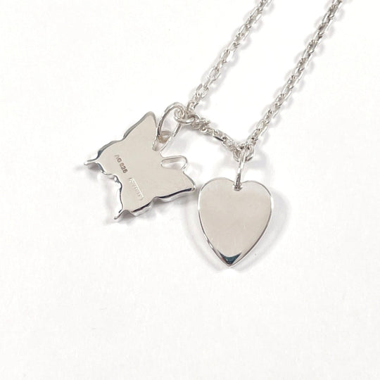 GUCCI Necklace Silver925 Silver Butterfly heart