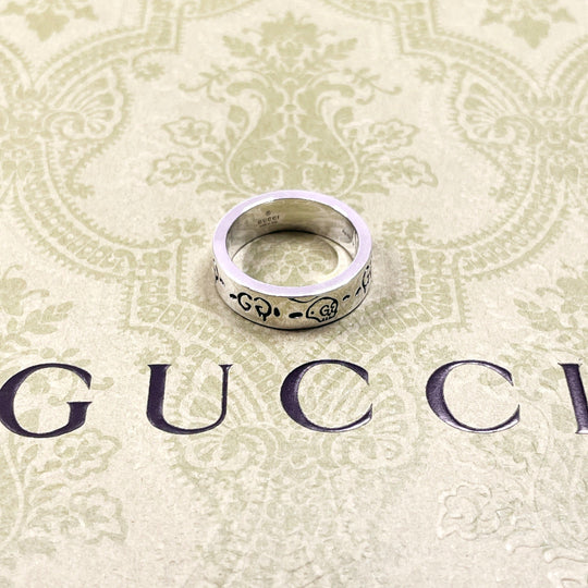 GUCCI Ring Silver925 Silver Ghost Skull 13