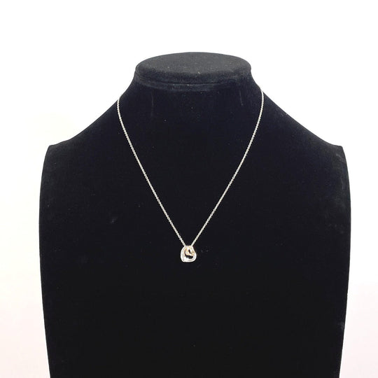 TIFFANY&Co. Necklace Silver925, 18K rose gold Silver El Saperetti Open heart